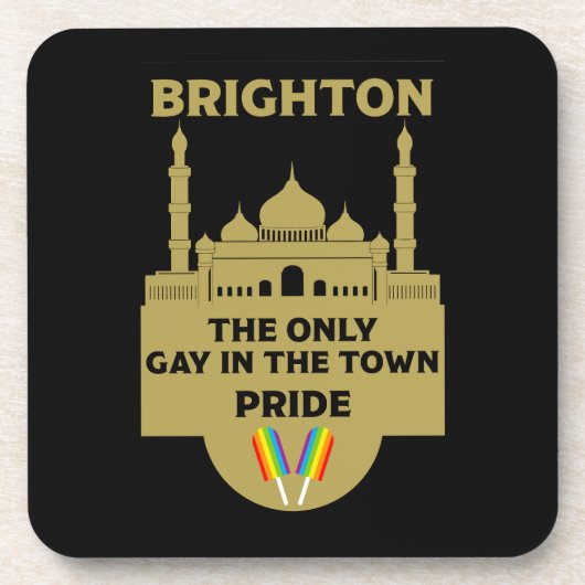 Dessous-de-verre Brighton Gay pride - Brighton England LGBT - (Devant)