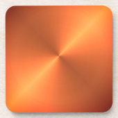 Dessous-de-verre Brillant rouille orange (Devant)