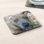 Dessous-de-verre Brindle Pit Bull Puppy par Shirley Taylor (Côté gauche)