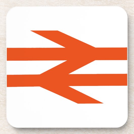 Dessous-de-verre British Rail Double Arrow Logo (Devant)