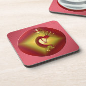 Dessous-de-verre Bronze & Or (Côté gauche)