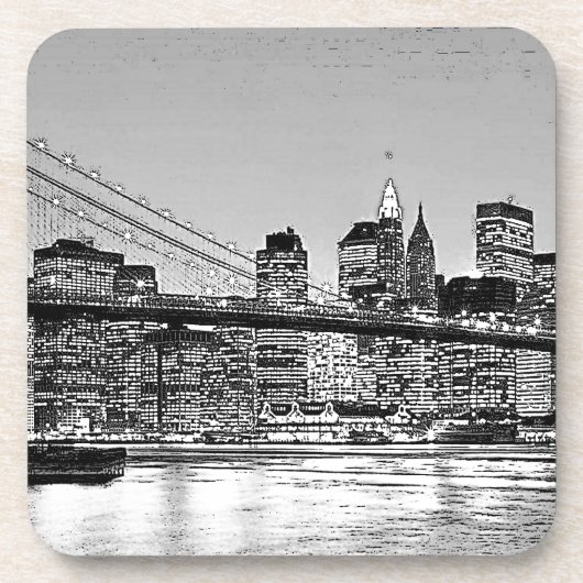 Dessous-de-verre Brooklyn Bridge New York City (Devant)