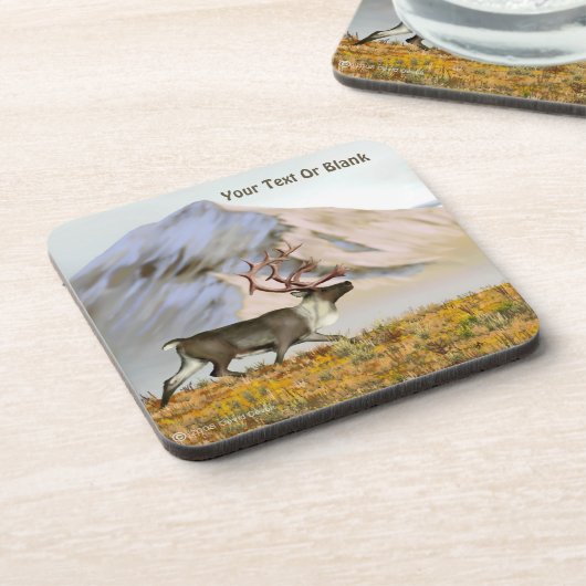 Dessous-de-verre Brooks Range Caribou (Côté gauche)