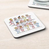 Dessous-de-verre Brosse tes dents (Côté gauche)