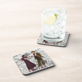 Dessous-de-verre Brouette mignonne de Parker et de Clyde (Côté Droit)