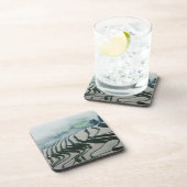 Dessous-de-verre Brouillard de matin au-dessus des gisements de riz (Côté Droit)