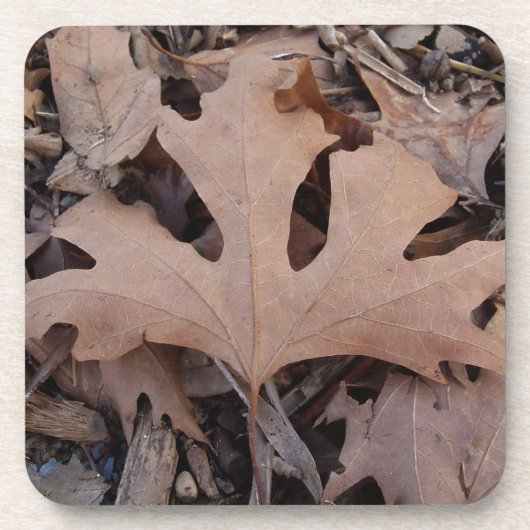 Dessous de verre Brown Feuille. (Devant)
