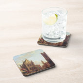 Dessous-de-verre Bruges, 1824 (huile sur le panneau) (Côté Droit)