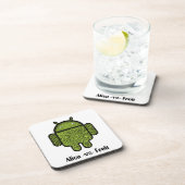 Dessous-de-verre Bubbles Doodle Character pour le robot Android™ (Côté Droit)