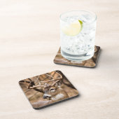 Dessous-de-verre Buck de cerf à queue blanche (Côté Droit)