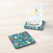 Dessous-de-verre Buddy l'elfe et personnages Motif Turquoise (Côté Droit)