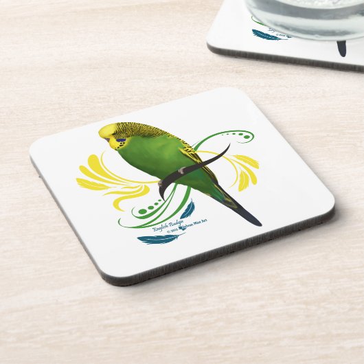 Dessous-de-verre Budgie anglais (Côté gauche)