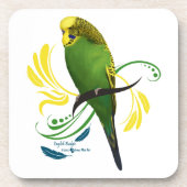 Dessous-de-verre Budgie anglais (Devant)