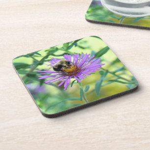Dessous-de-verre Bumblebee sur Purple Daisy