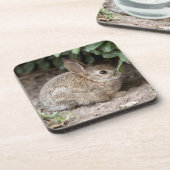 Dessous-de-verre Bunny carré (Côté gauche)