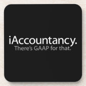 Dessous-de-verre Bureau de comptable Tech Humour - Pun GAAP (Devant)