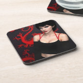 Dessous-de-verre Burnt Out Souls hard plastic coasters (Côté gauche)