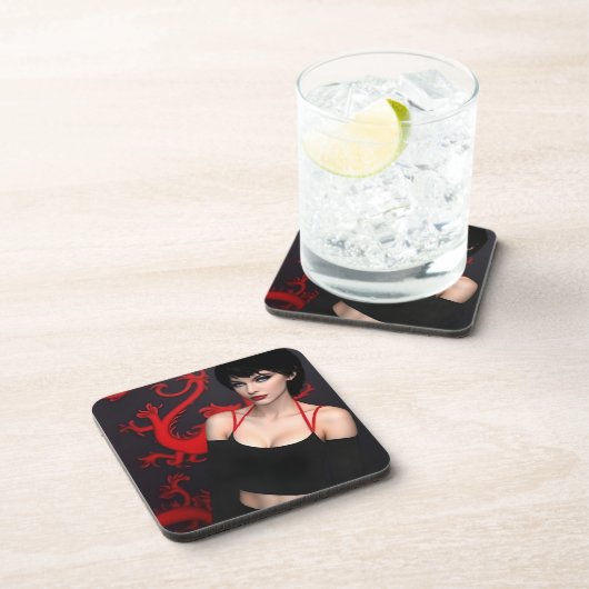Dessous-de-verre Burnt Out Souls hard plastic coasters (Côté Droit)