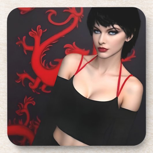 Dessous-de-verre Burnt Out Souls hard plastic coasters (Devant)