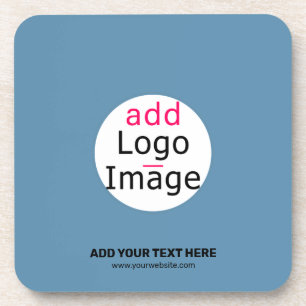 Dessous-de-verre Business Chic Promo personnalisable Dusty Blue