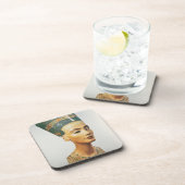 Dessous-de-verre Buste de la Reine Nefertiti, du studio du Sc (Côté Droit)