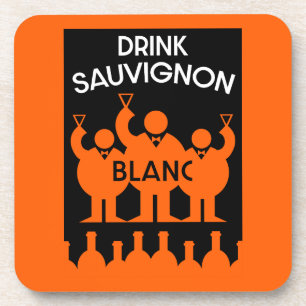 Dessous-de-verre Buveur de vin Sauvignon Blanc