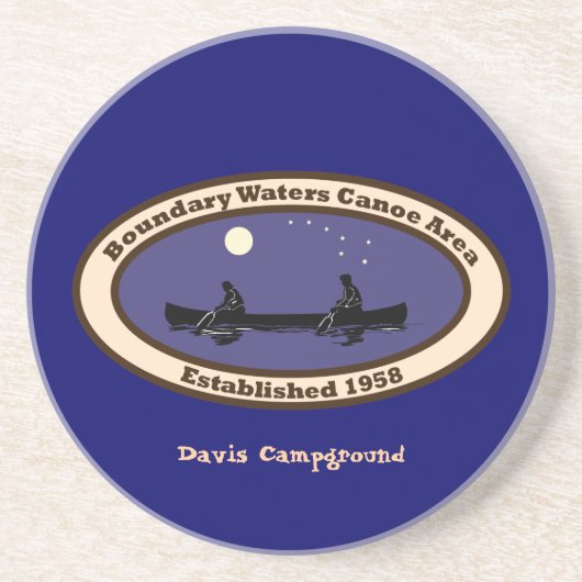 Dessous de verre BWCA - Texte personnalisé (Devant)