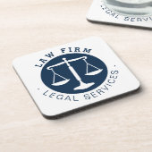 Dessous-de-verre Cabinet d'avocats | Services juridiques Deep Blue (Côté gauche)