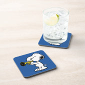 Dessous-de-verre cacahuètes | Joueur de trompette Snoopy (Côté Droit)