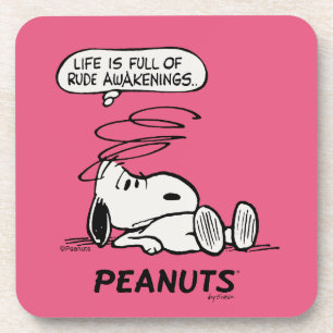 Dessous-de-verre cacahuètes   La vie est pleine de Rude Awakenings