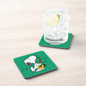 Dessous-de-verre cacahuètes | Lecteur Snoopy Saxophone (Côté Droit)