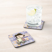 Dessous-de-verre cacahuètes | Lucy Comic Motif (Côté Droit)