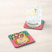 Dessous-de-verre cacahuètes | Moitié et demi-fleurs Sally (Côté Droit)