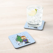 Dessous-de-verre cacahuètes | Noël (Côté Droit)