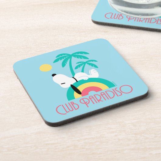 Dessous-de-verre cacahuètes | Snoopy Deco Dreams Club Paradiso (Côté gauche)