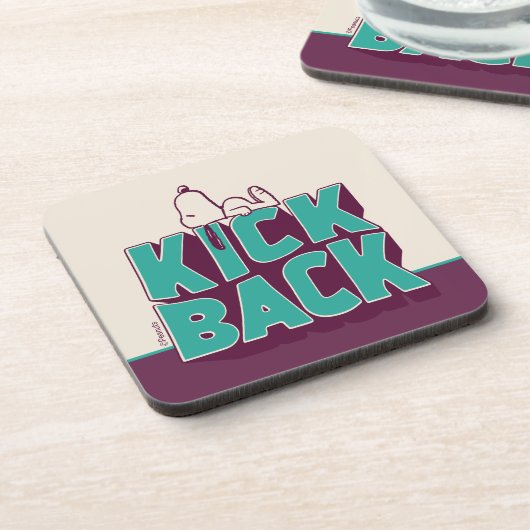 Dessous-de-verre cacahuètes | Snoopy Kickback (Côté gauche)