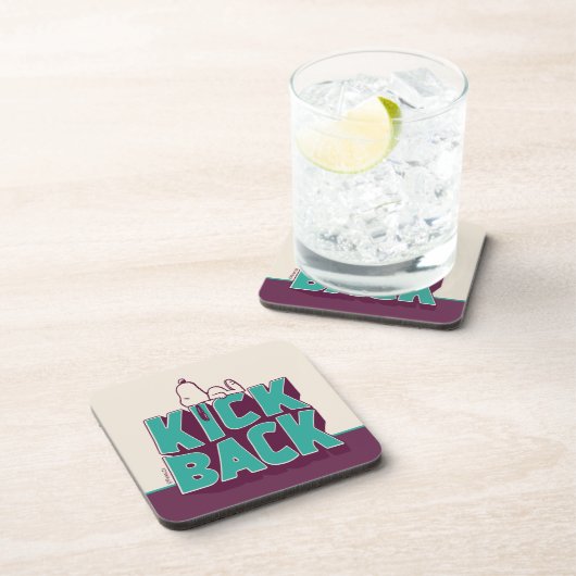 Dessous-de-verre cacahuètes | Snoopy Kickback (Côté Droit)