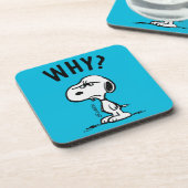 Dessous-de-verre cacahuètes | Snoopy Se Demande Pourquoi ? (Côté gauche)