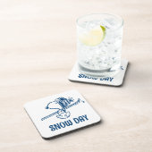 Dessous-de-verre cacahuètes | Snoopy Ski Trip (Côté Droit)