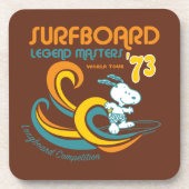 Dessous-de-verre cacahuètes | Snoopy Surboard Longboard Competition (Devant)