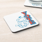 Dessous-de-verre cacahuètes | Snoopy - Vote (Côté gauche)