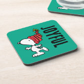 Dessous-de-verre cacahuètes | Snoopy Winter Beanie Casquette (Côté gauche)