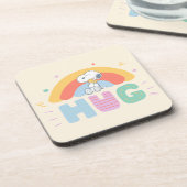 Dessous-de-verre cacahuètes | Snoopy & Woodstock Hug (Côté gauche)