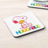 Dessous-de-verre cacahuètes | Snoopy & Woodstock Huggable (Côté gauche)