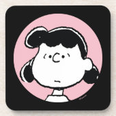 Dessous-de-verre cacahuètes | Visages de Lucy (Devant)