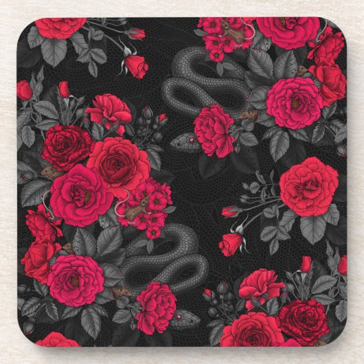 Dessous-de-verre Caché en rose (Devant)