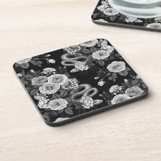 Dessous-de-verre Caché en rose 3 (Côté gauche)