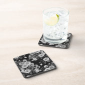 Dessous-de-verre Caché en rose 3 (Côté Droit)