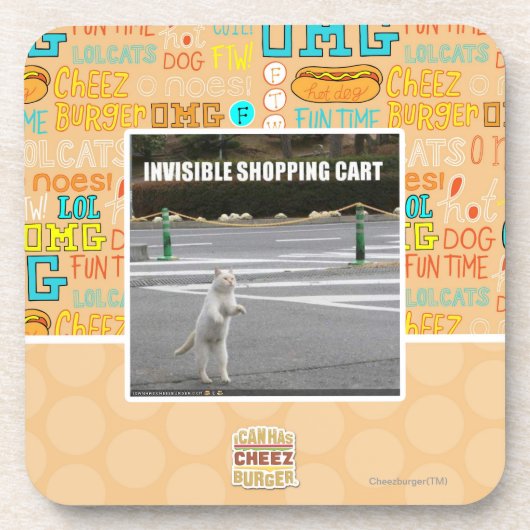 DESSOUS-DE-VERRE CADDIE INVISIBLE (Devant)