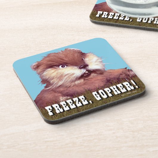 Dessous-de-verre Caddyshack | Freeze, Gopher ! (Côté gauche)